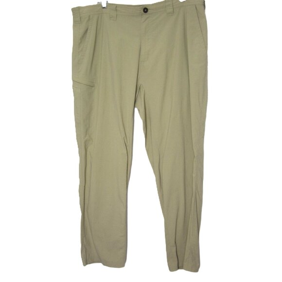 ExOfficio Mens Chino Pants 40 x32 Beige Tan Tactical Performance Trail Hiker - Picture 1 of 9